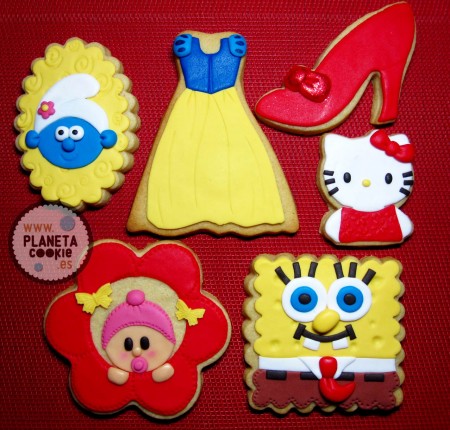 Algunos diseños de galletas infantiles