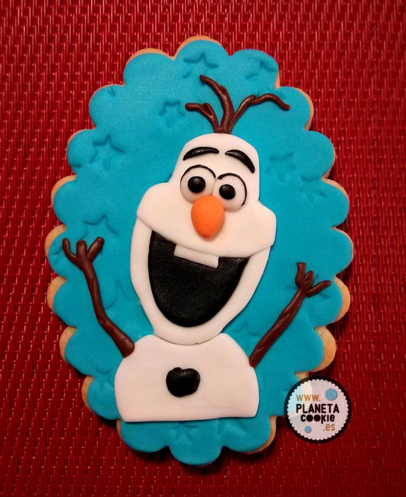 Olaf el muñeco de nieve navideño | Planeta Cookie