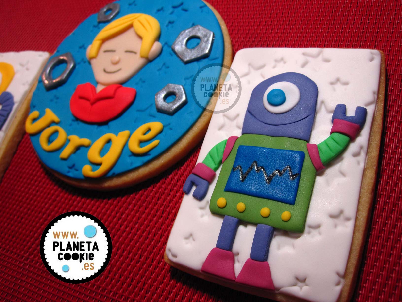 Galletas De Robots Para Una Tarta Planeta Cookie 1308